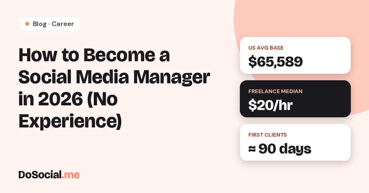How to become a social media manager in 2026